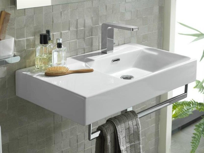 100100178 Подвесная раковина настенная овальная Noken Essence-c белая - Вид №1