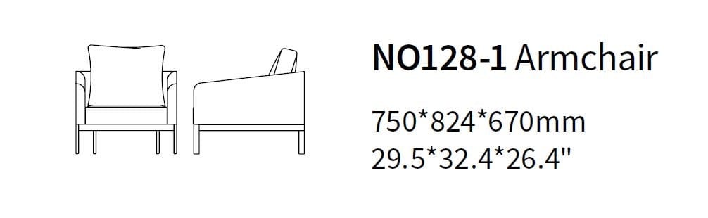 Тканевое кресло с подлокотниками HC28 maison Эмма ARCH-00061061 - Вид №2