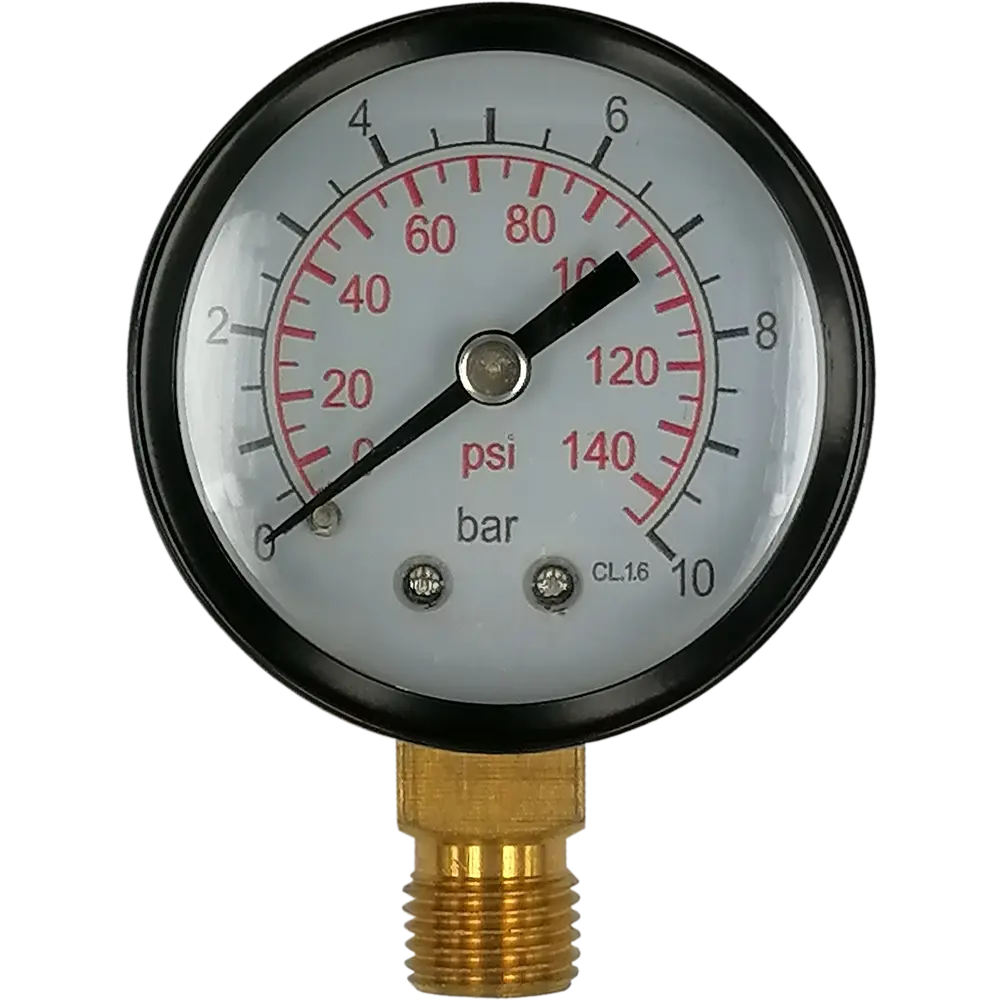 Манометр радиальный 10 бар 1/4" 17955250 STLM-2059688 Santreyd  - Вид №1