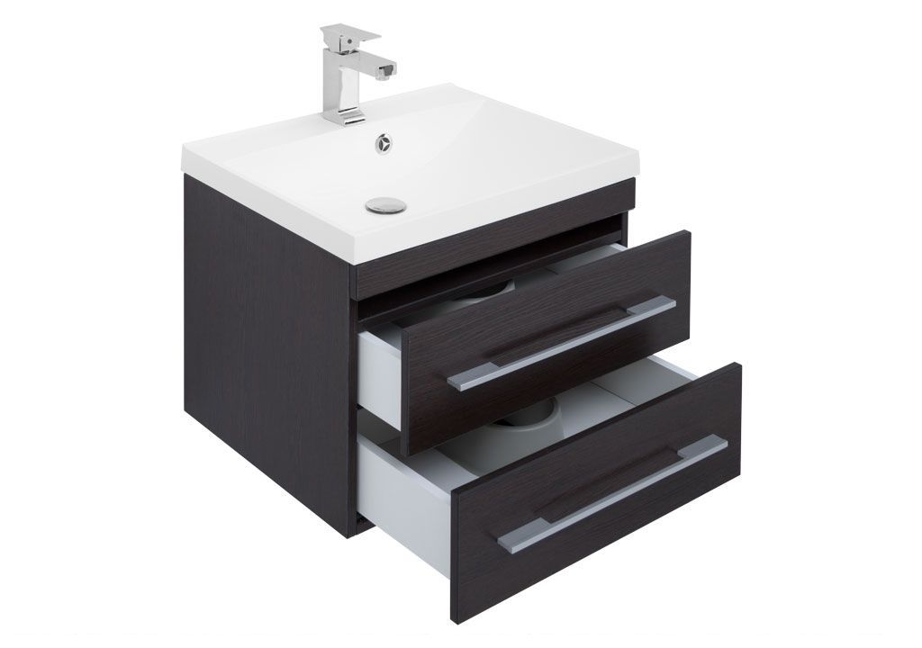 Тумба с раковиной Aquanet Нота NEW 58 венге 0017148400204117 - Вид №3