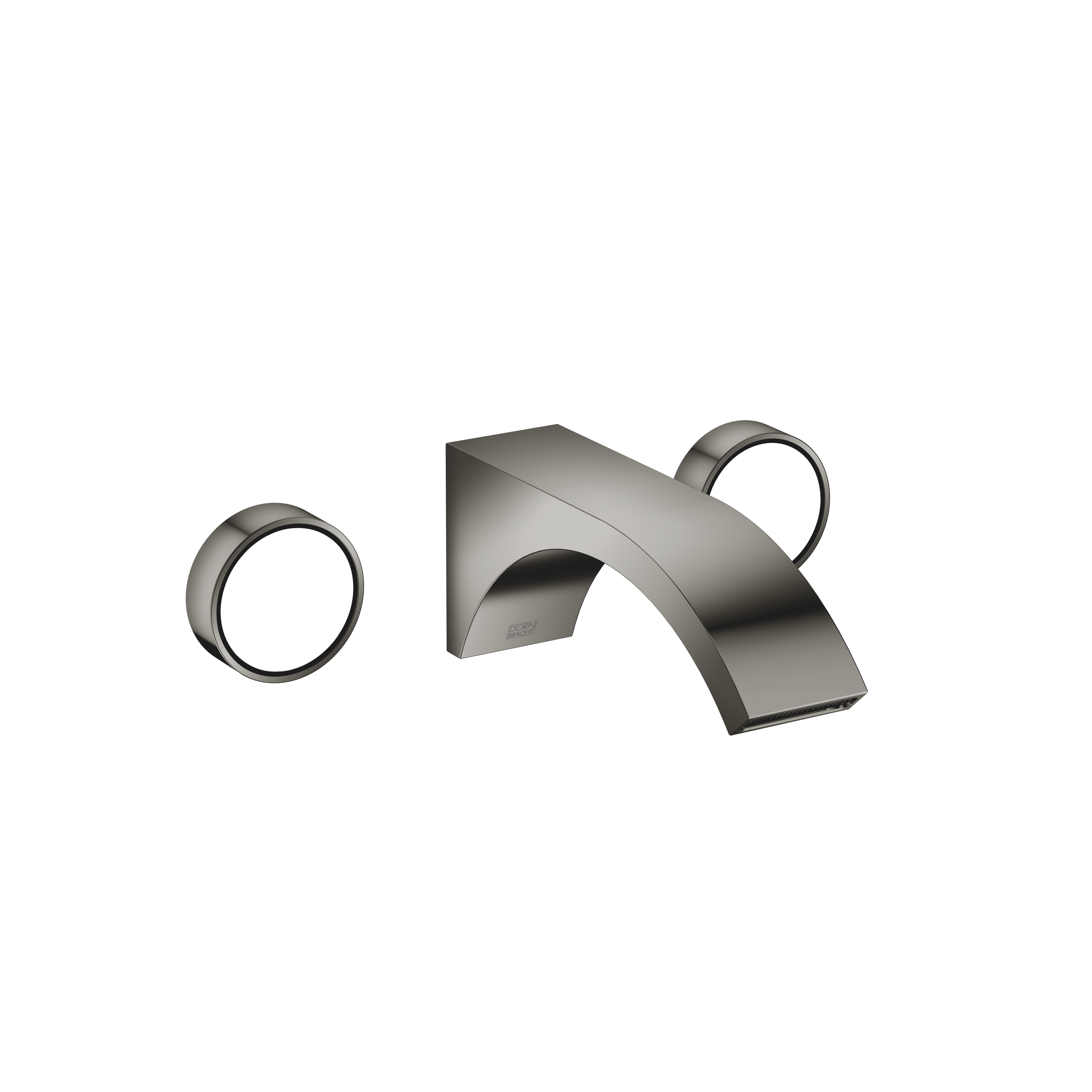 CYO Смеситель для раковины настенный без донного клапана - Темный хром 36712811-19 DornBracht