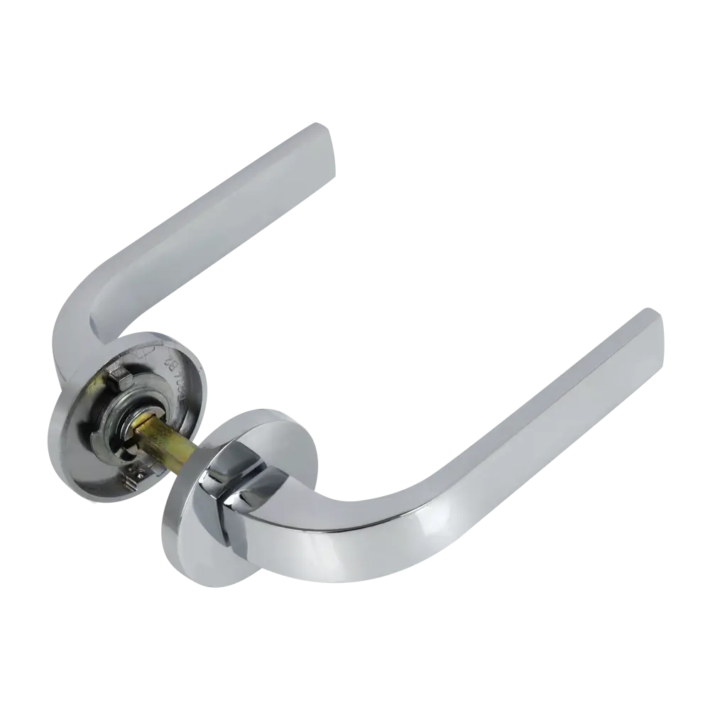 Дверные ручки Edson EDS-93H-R2 на розетке, хром 85168440 STLM-0059325