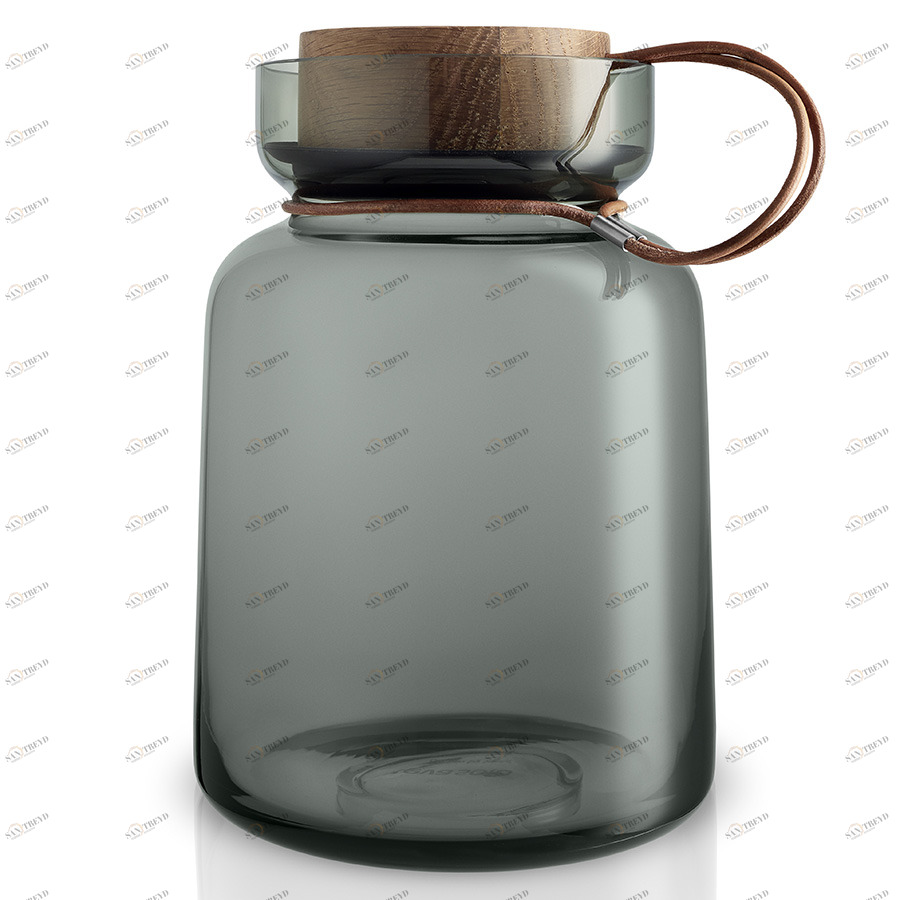 Банка с дубовой крышкой 2 л серая Silhouette EVA SOLO  00-3872315 Бежевый;серый 