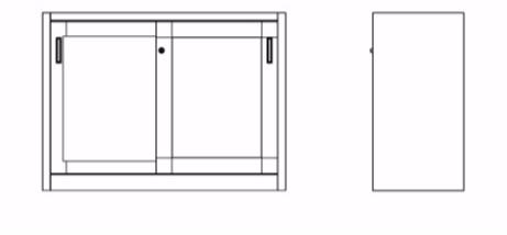 Dieffebi Металлический модульный блок для хранения вещей с раздвижными дверцами sun-id-1424582 - Вид №6