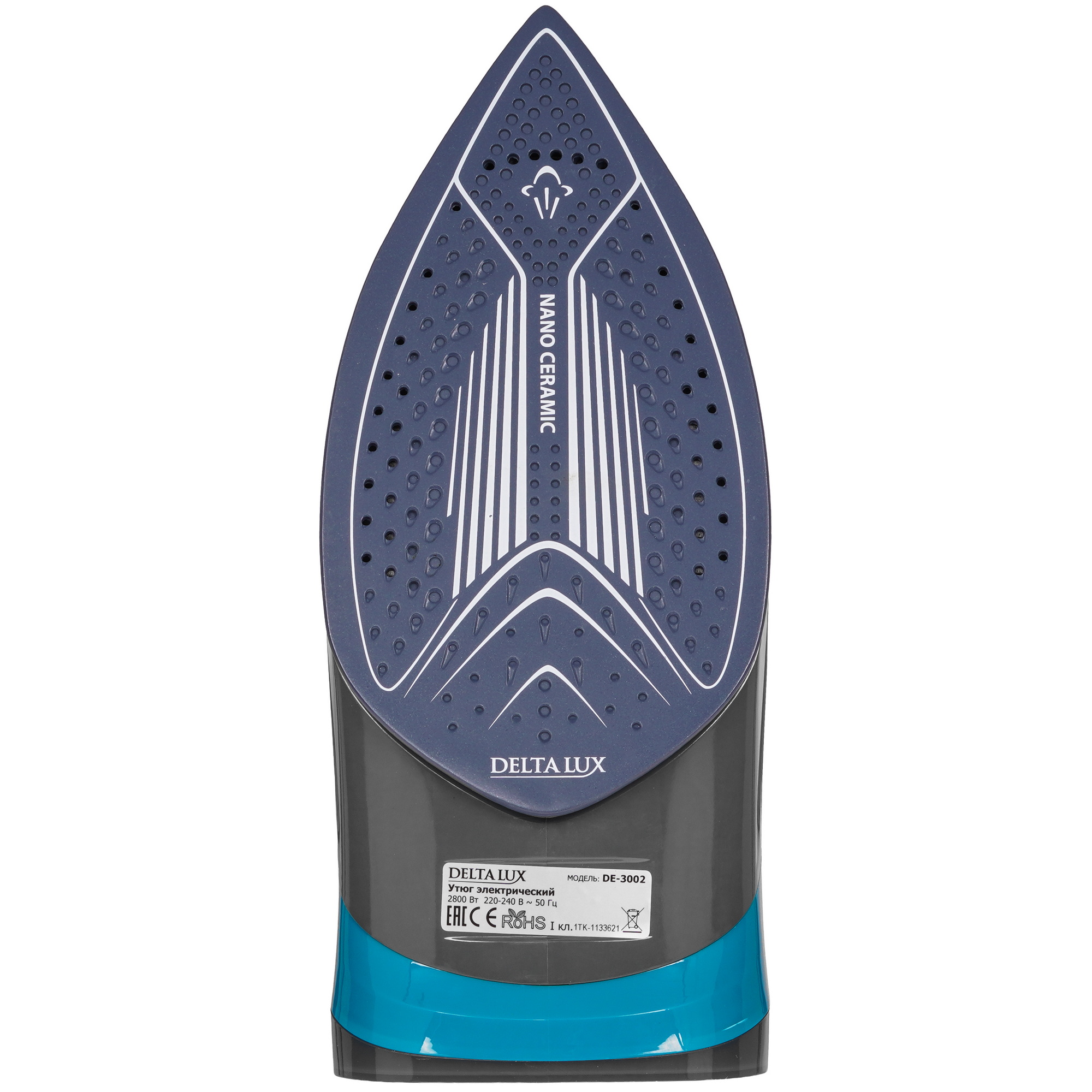 9235588 Утюг DELTA LUX DE-3002 серый STDN-0060524 - Вид №3