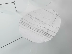 Tonelli Design Журнальный столик с мраморной столешницей