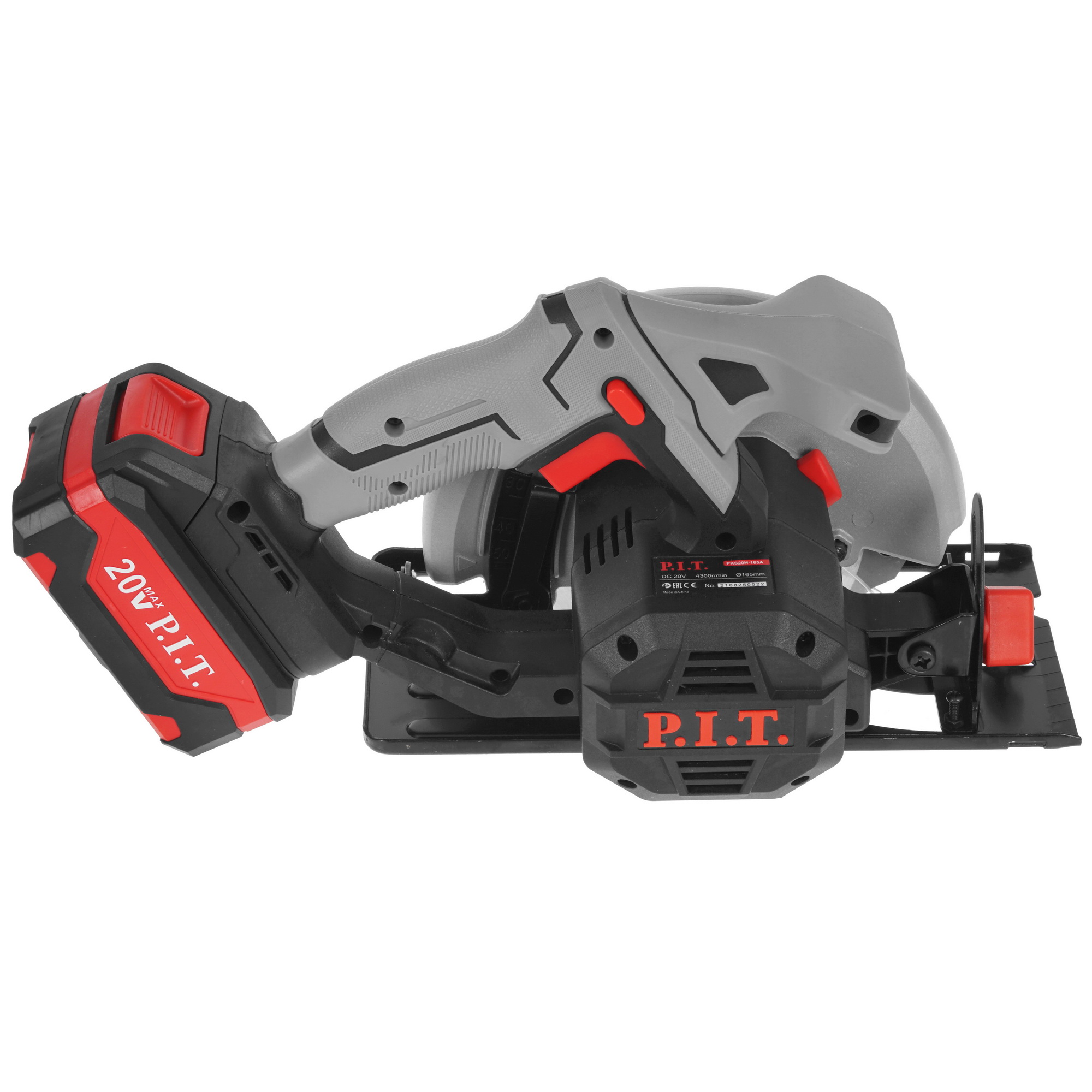 Пила дисковая P.I.T. PKS20H-165A/1 OnePower 20V 9938105 PIT STDN-0148332 - Вид №3