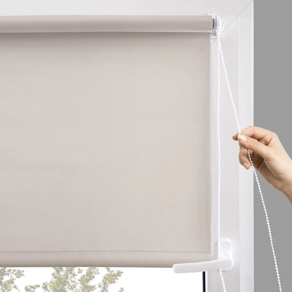 MIAMOZA Рулонная штора Astar бежевая для современного интерьера 89400809 STLM-1567346 - Вид №6