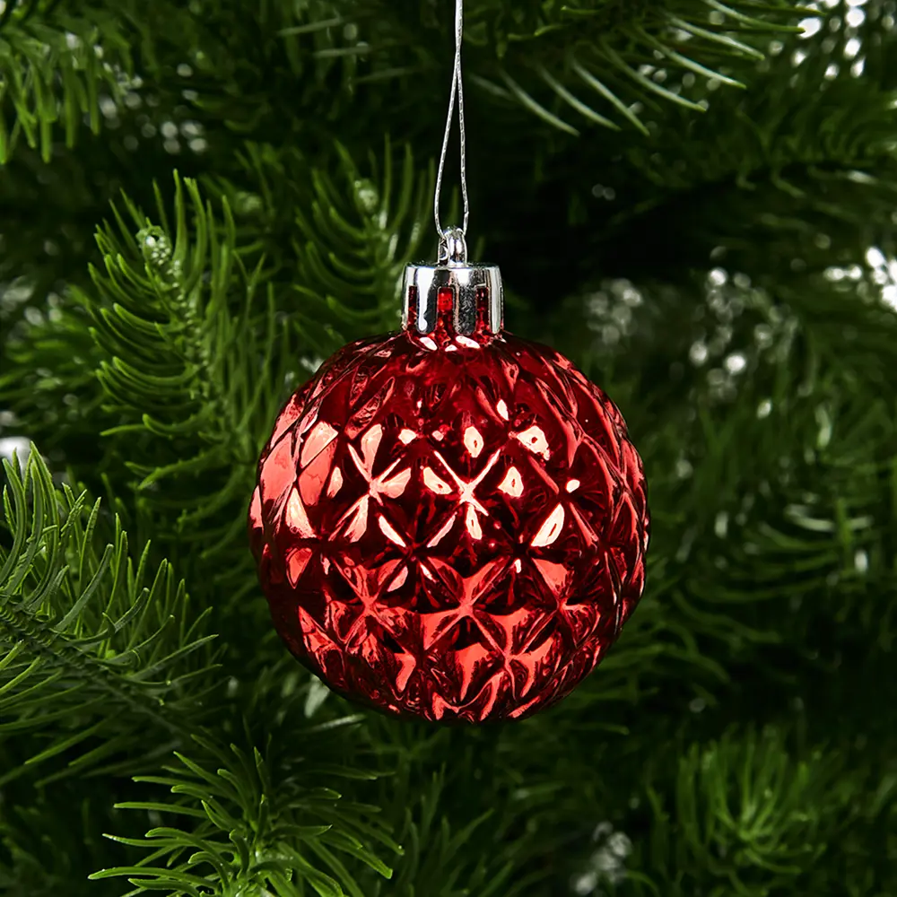 87036338 Набор новогодних шаров Christmas ø5-6 см полистирол цвет красный 25 шт. STLM-0949418 Santreyd  - Вид №6