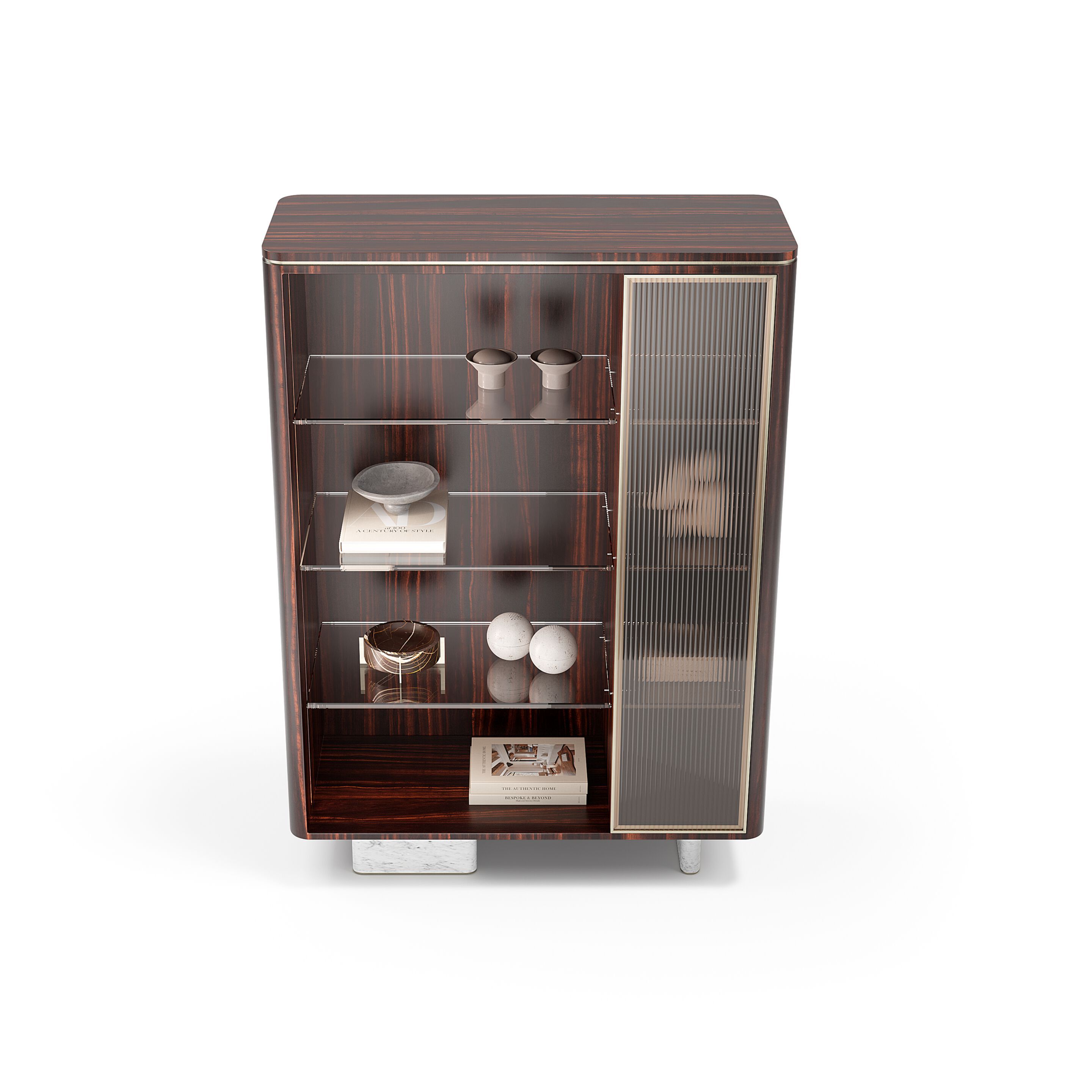 Деревянный и стеклянный шкаф с распашными дверцами Capital Collection Aurelia ARCH-00073283 - Вид №3