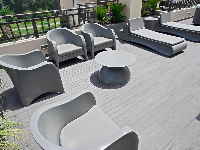 GANSK Круглый садовый стол из стекловолокна Ocean G3101a/b - Вид №4