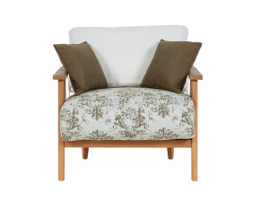 Садовое кресло с подлокотниками с основанием iroko