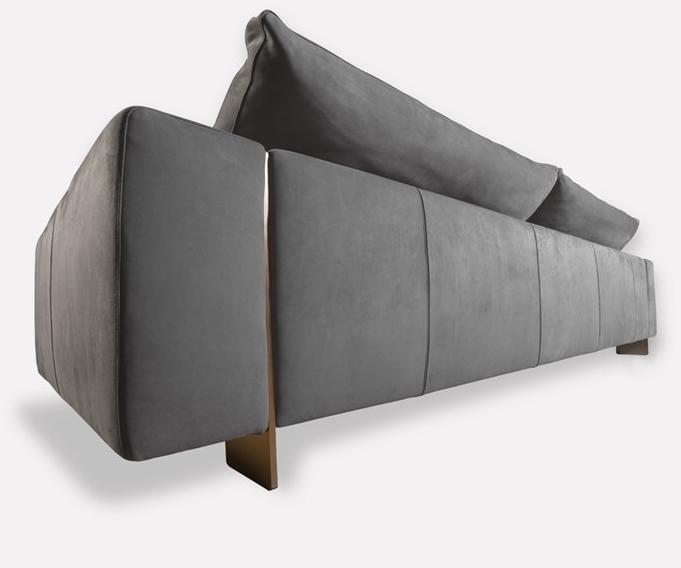 MORADA 3-х местный диван из нубука Divo Divo som - Вид №3