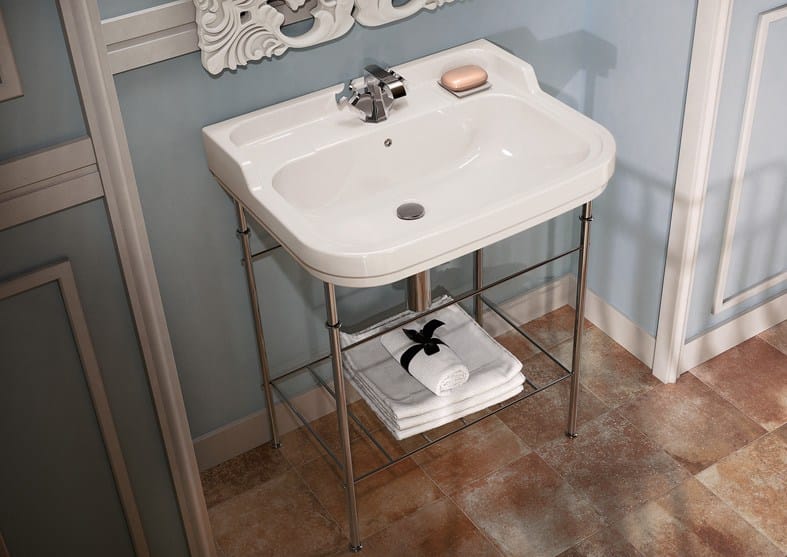 Хромированный металлический умывальник Ceramica Flaminia Efi ARCH-00092429 - Вид №4