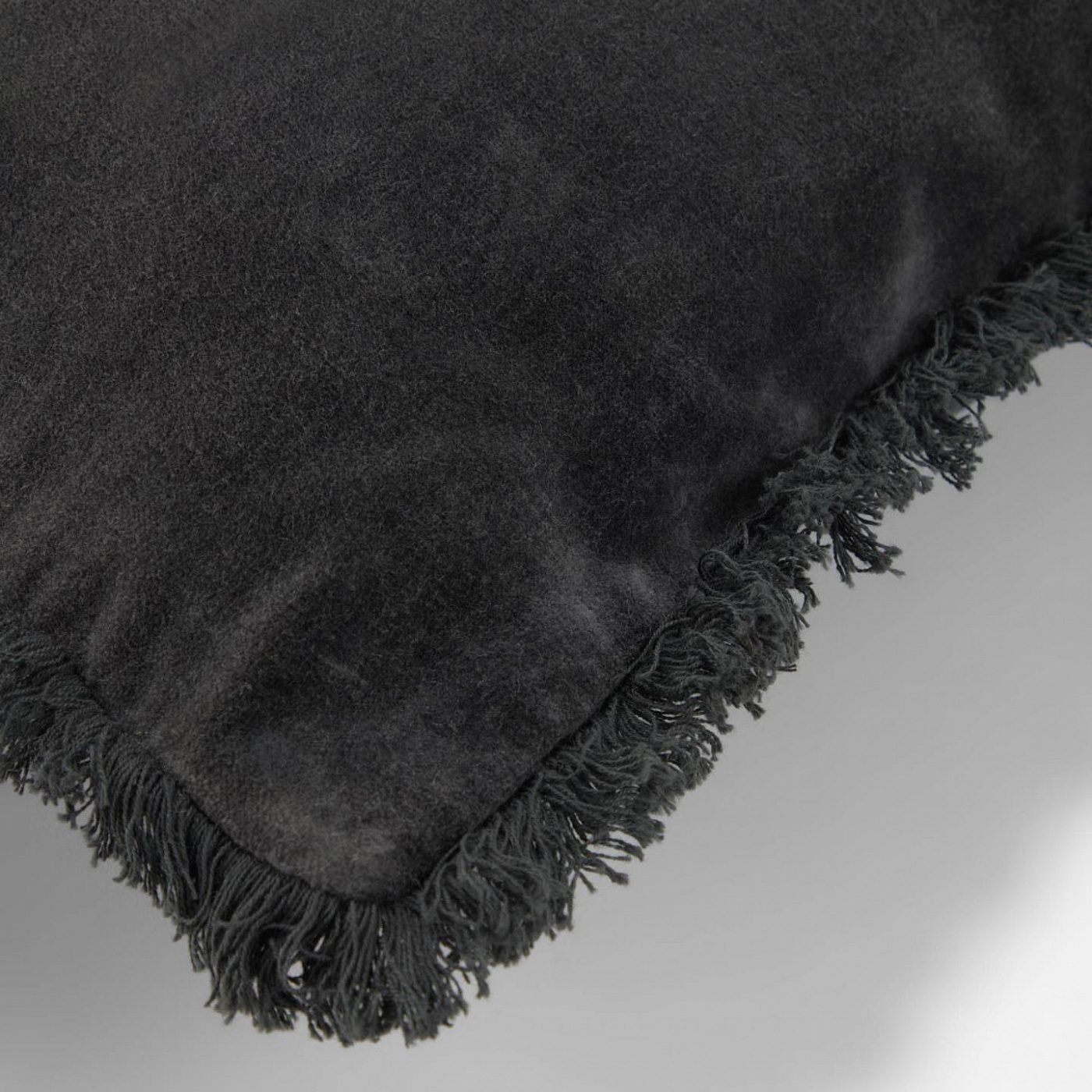 090884 Чехол для подушки 30x50 серый вельвет La Forma Celine