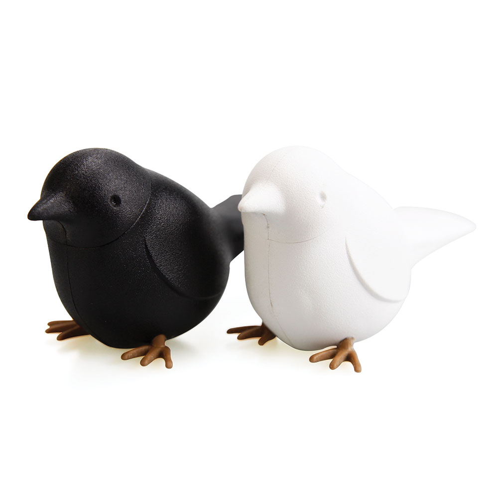 QL10232-WH-BK Набор для специй sparrow чёрный-белый Qualy  - Вид №1