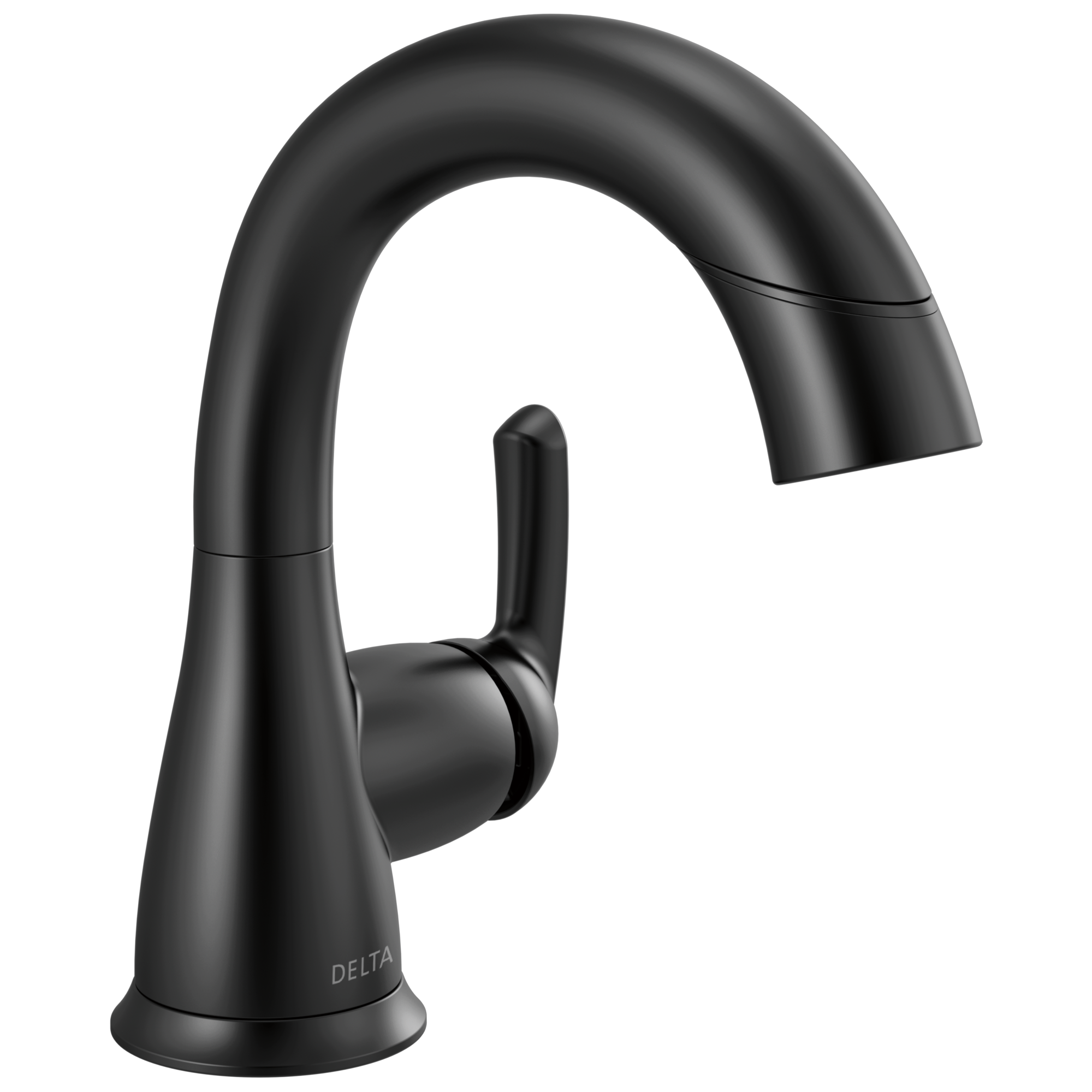 15765LF-BLPD Выдвижной смеситель для ванной комнаты с одной ручкой Delta Faucet Broadmoor Матовый черный 