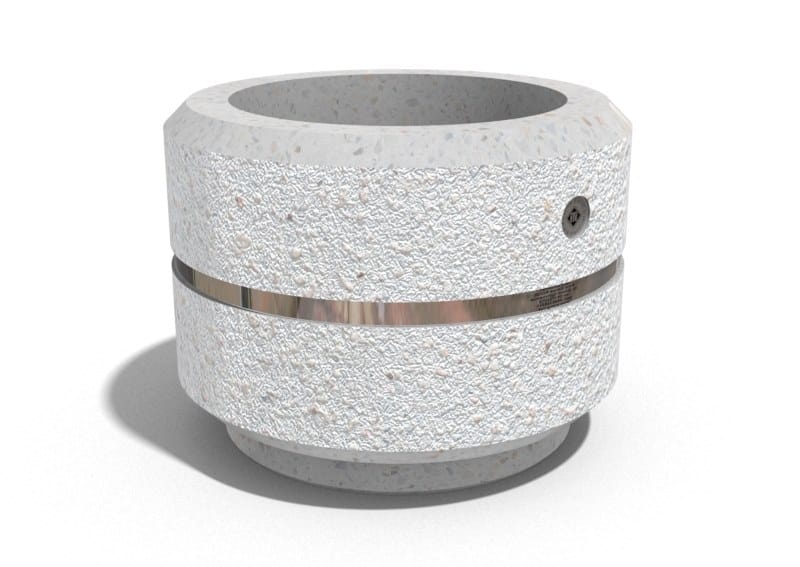 Бетонный круглый низкий плантатор ENCHO ENCHEV - ETE 19/23 ARCH-00048483 - Вид №16