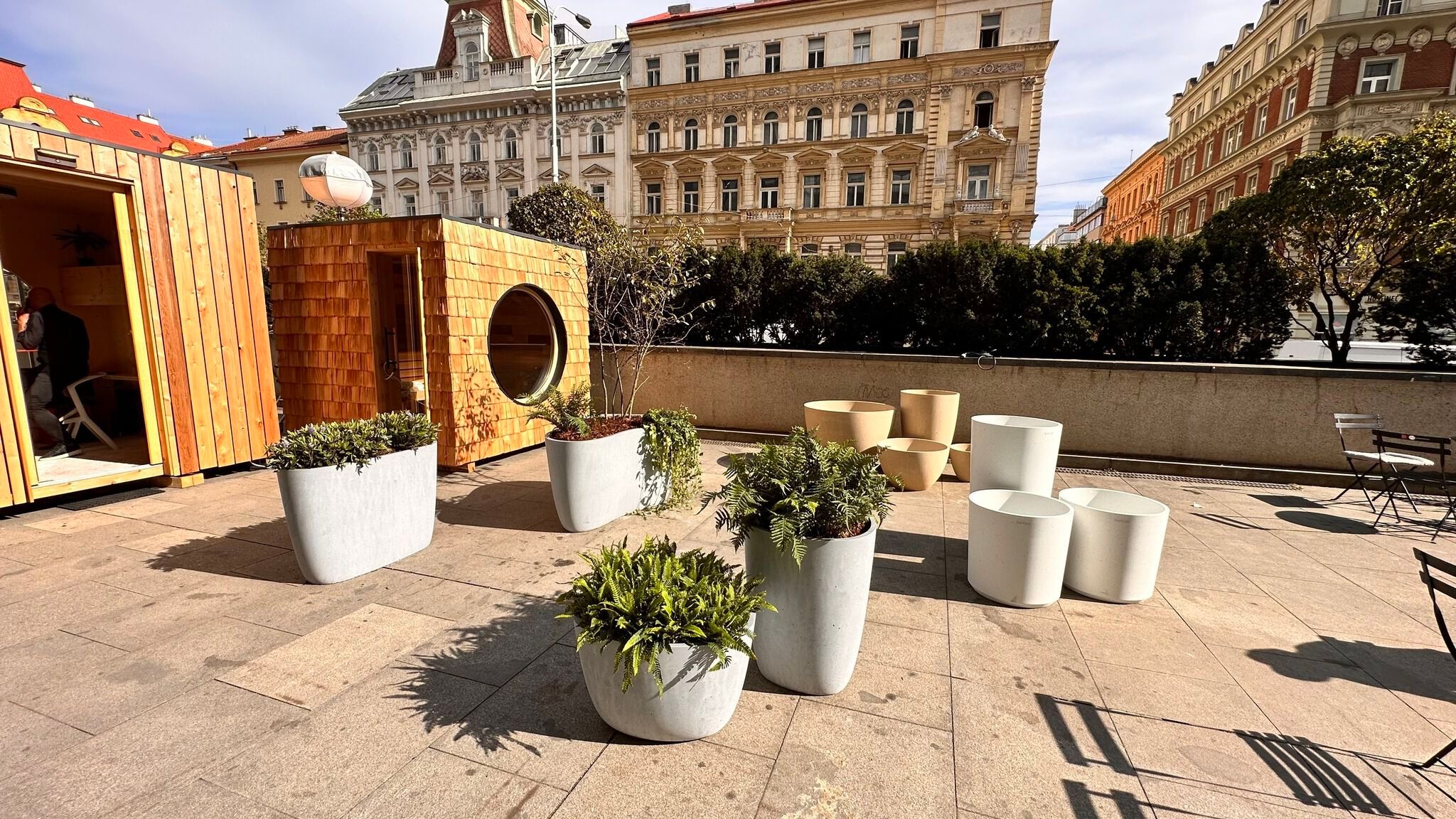 Круглый бетонный горшок Betoni Simple ARCH-00147358 - Вид №5