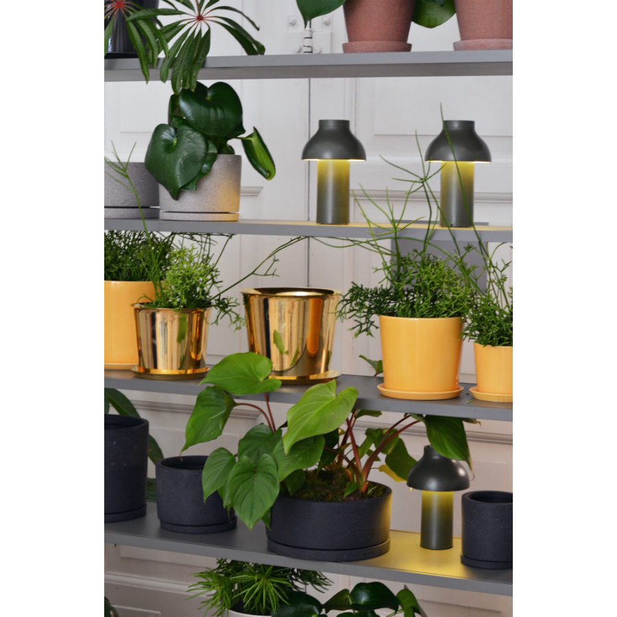 Лампа настольная PC Portable, оливковая Hay 4104312009000 - Вид №10