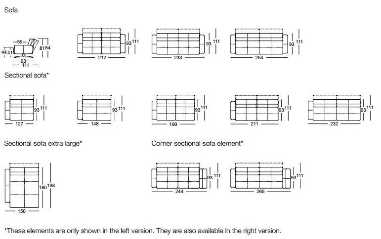Rolf Benz Салазки для дивана из ткани Rolf benz 50 sun-id-1378493 - Вид №1