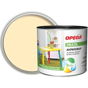 Эмаль акриловая Ореол глянцевая цвет слоновая кость 1.9 кг 84439819 STLM-2001546