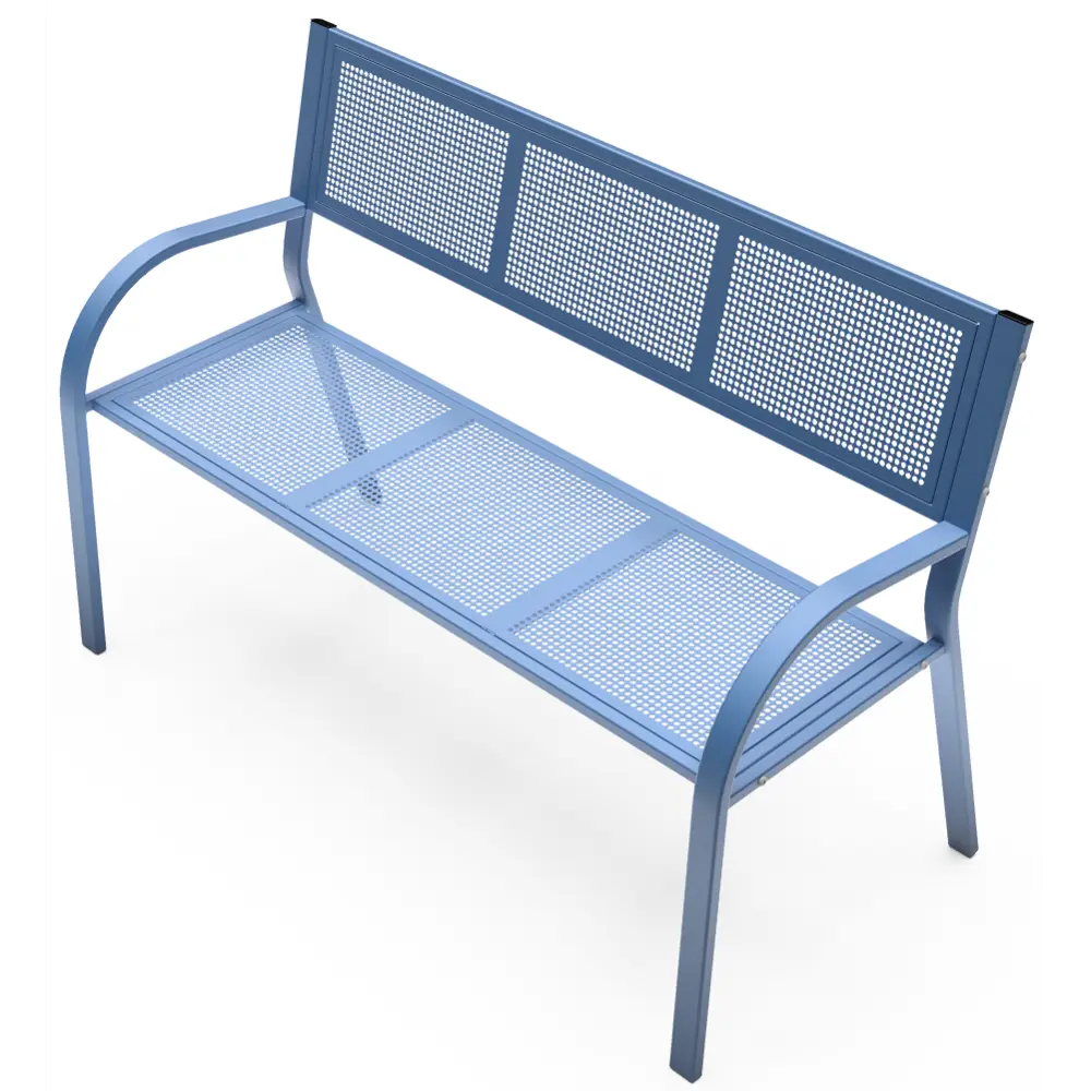 Скамья садовая VG Z 03 122х58х85 см металл синий 84855288 STLM-2091352 Santreyd VG Z  03/blue