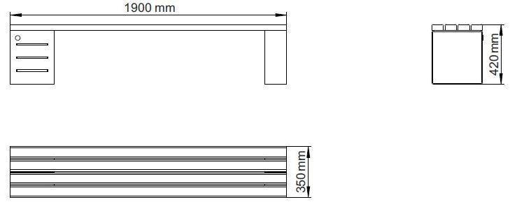 ENCHO ENCHEV - ETE Скамья из дерева и металла без спинки  133  - Вид №4