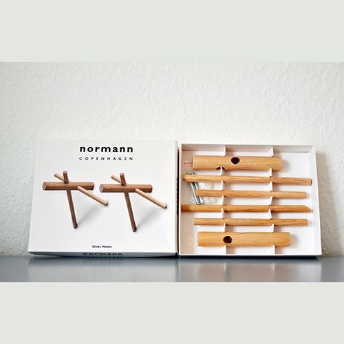 Крючки Sticks hooks дерево 2 шт Normann Copenhagen 380505 - Вид №6