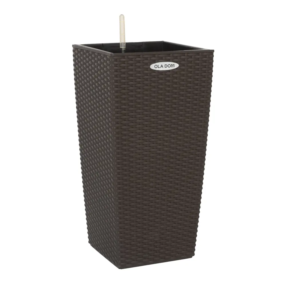 Кашпо для цветов Ola Dom Rattan 14 л коричневый 89416302 STLM-2164144 Santreyd