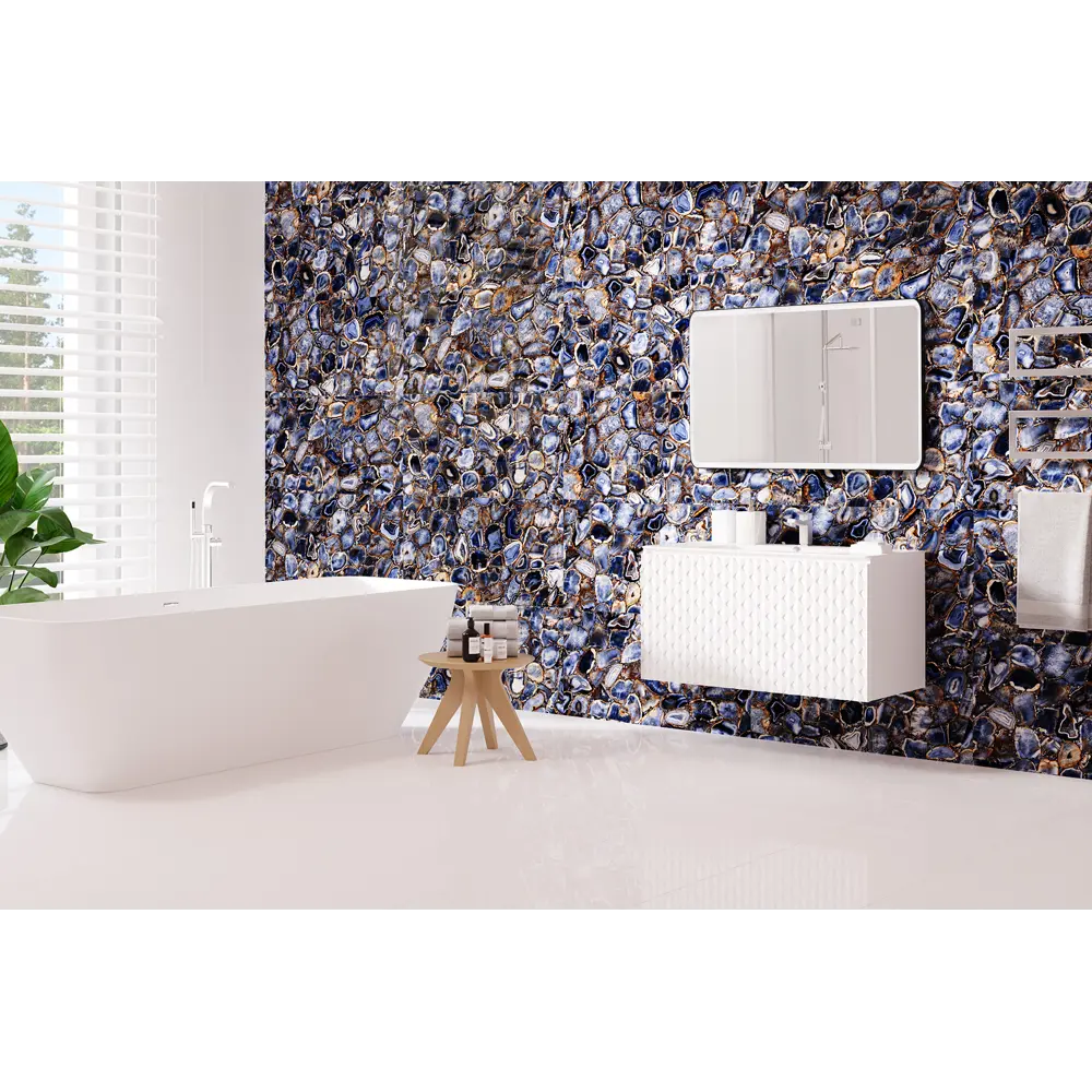 INCOLOR Agat Blue — керамогранит премиум-класса 60×120 см 86354573 Marble STLM-0068048 - Вид №4