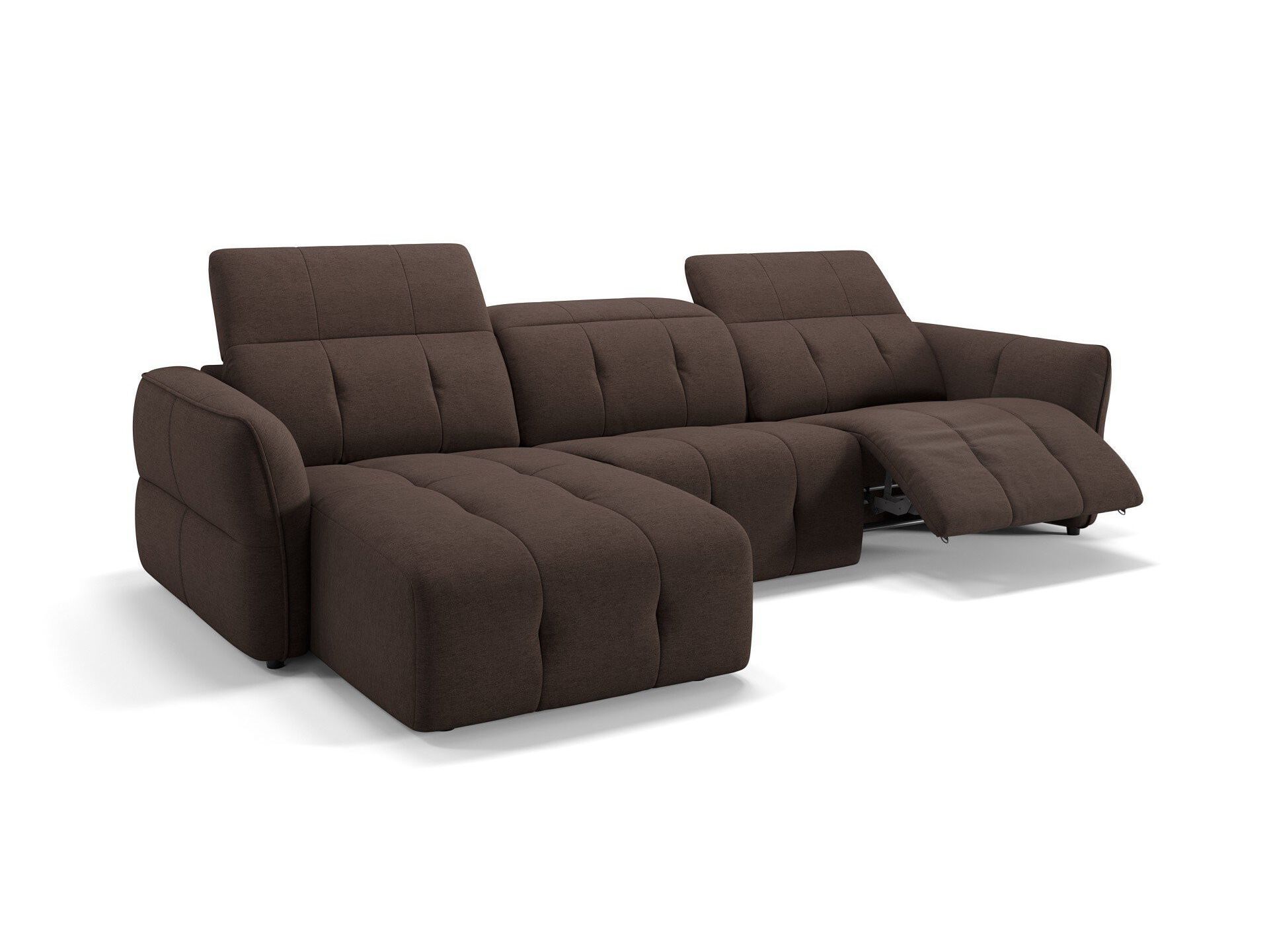 Тканевый диван с полуостровом Sofanella Maranello ARCH-00129817