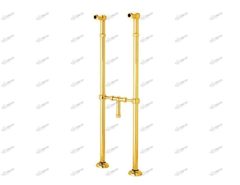 035039.000.62 Трубы для отдельно стоящей ванны Сатин никель Mestre RETRO