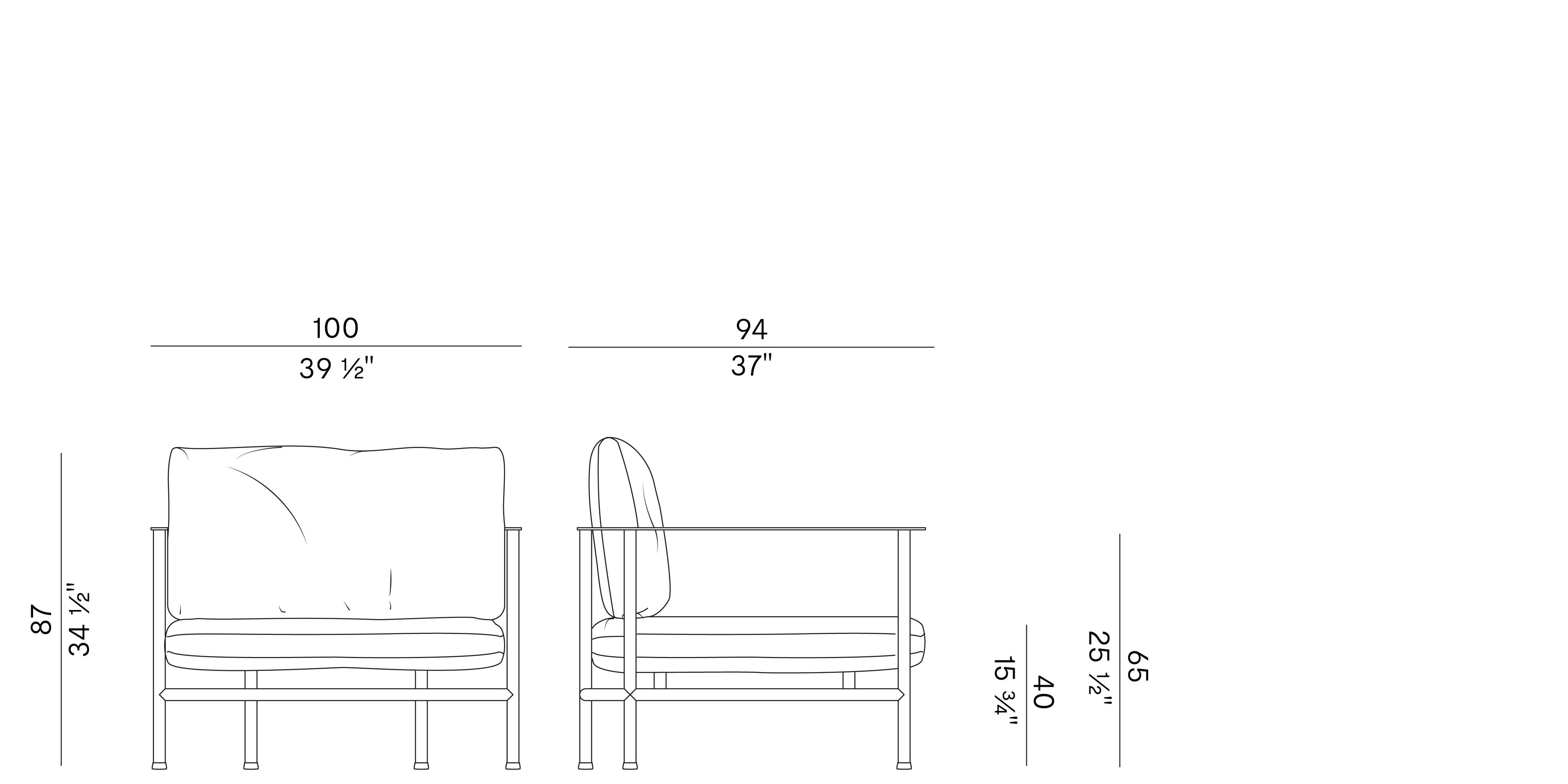 Кожаное кресло с подлокотниками Potocco Elodie ARCH-00033697 - Вид №3