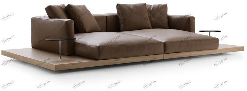 B&B Italia Кожаный диван Dock sun-id-1441060