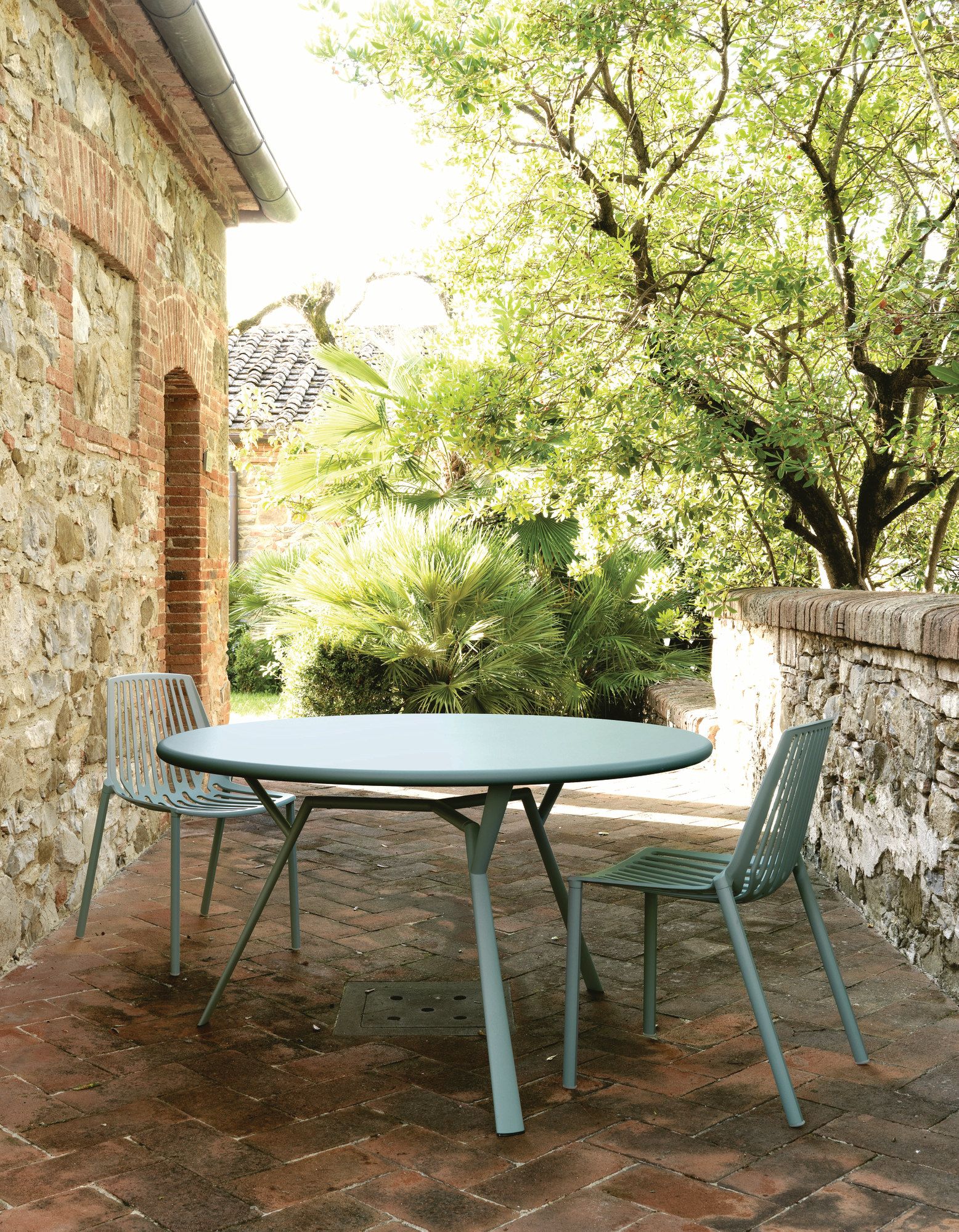 Высокий садовый стул с подставкой для ног FAST Omnia Selection ARCH-00117621 - Вид №2