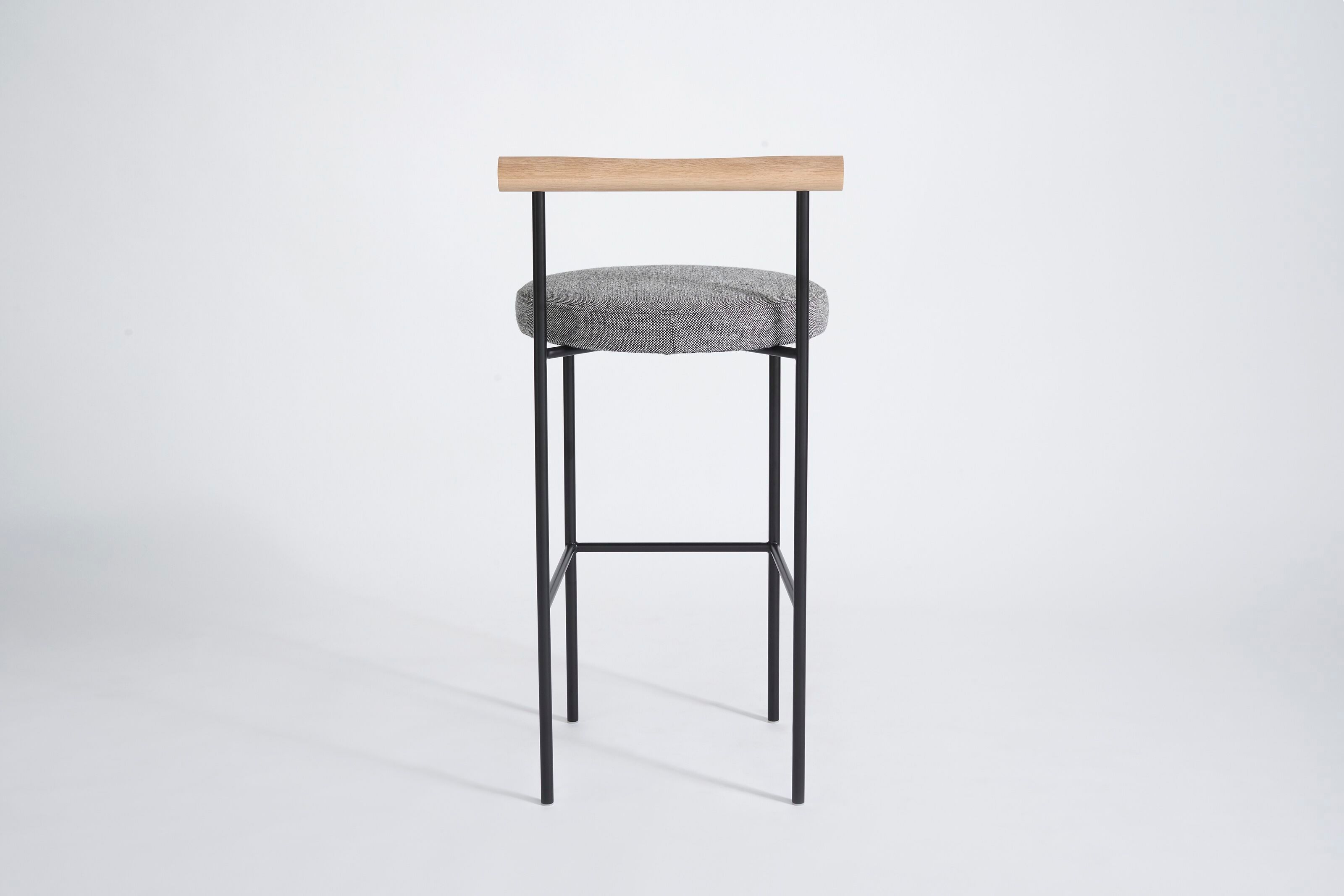 Высокий тканевый барный стул с мягким сиденьем Phase Design Inside Scoop ARCH-00031695 - Вид №7