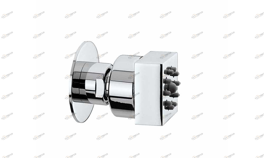 I00135 Потолочный & настенный душ Cubic-Gom 34 x 34 mm BOSSINI 