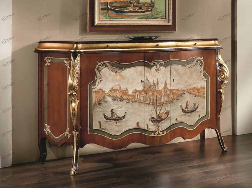 SCAPPINI & C Буфет сусальным золотом с распашными дверцами 35th anniversary 2061-vce