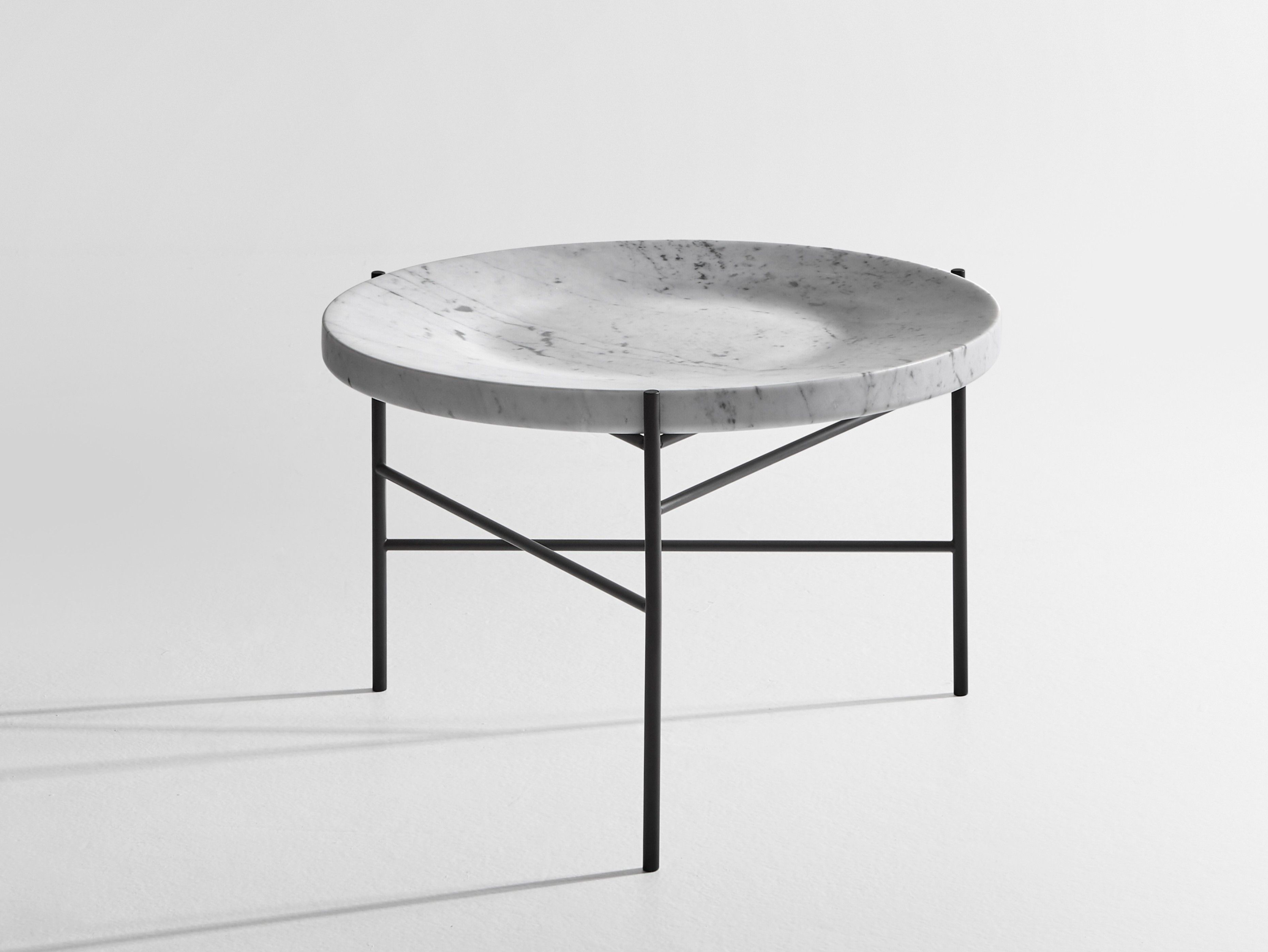 Круглый мраморный журнальный столик для гостиной Antoniolupi подвесные пейзажи ARCH-00147866 - Вид №2