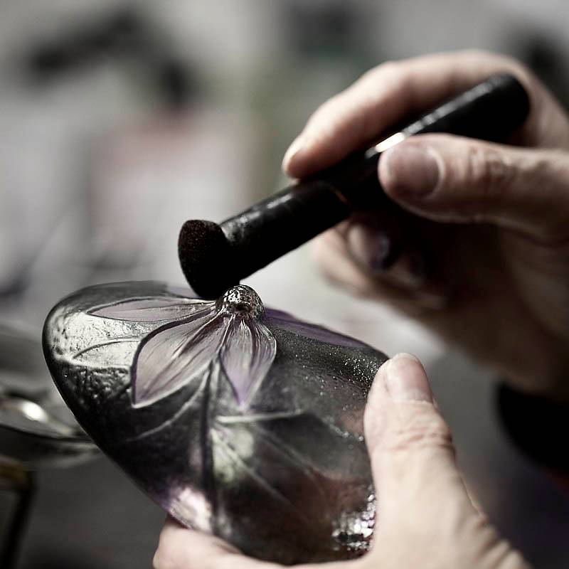 69005 Подсвечник "Посейдон", голубой, 125 мм. Maleras  - Вид №3