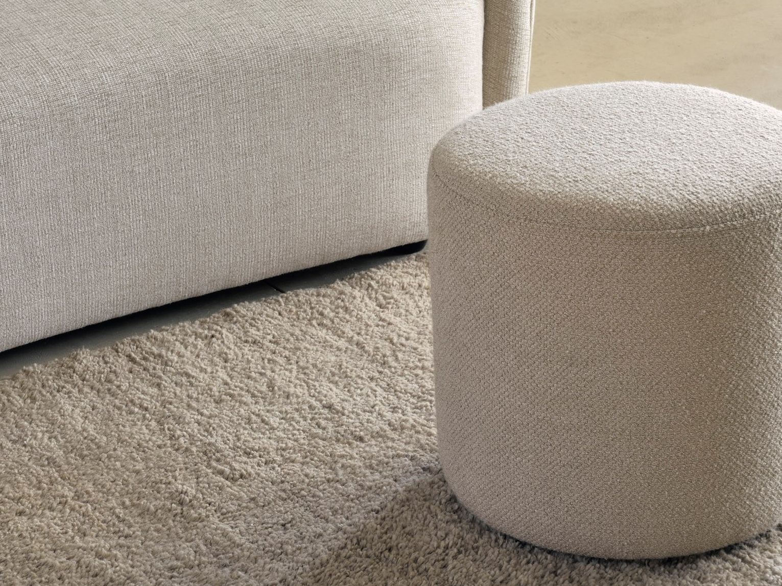 Круглый пуф из ткани Ethnicraft Курган ARCH-00094044 - Вид №5