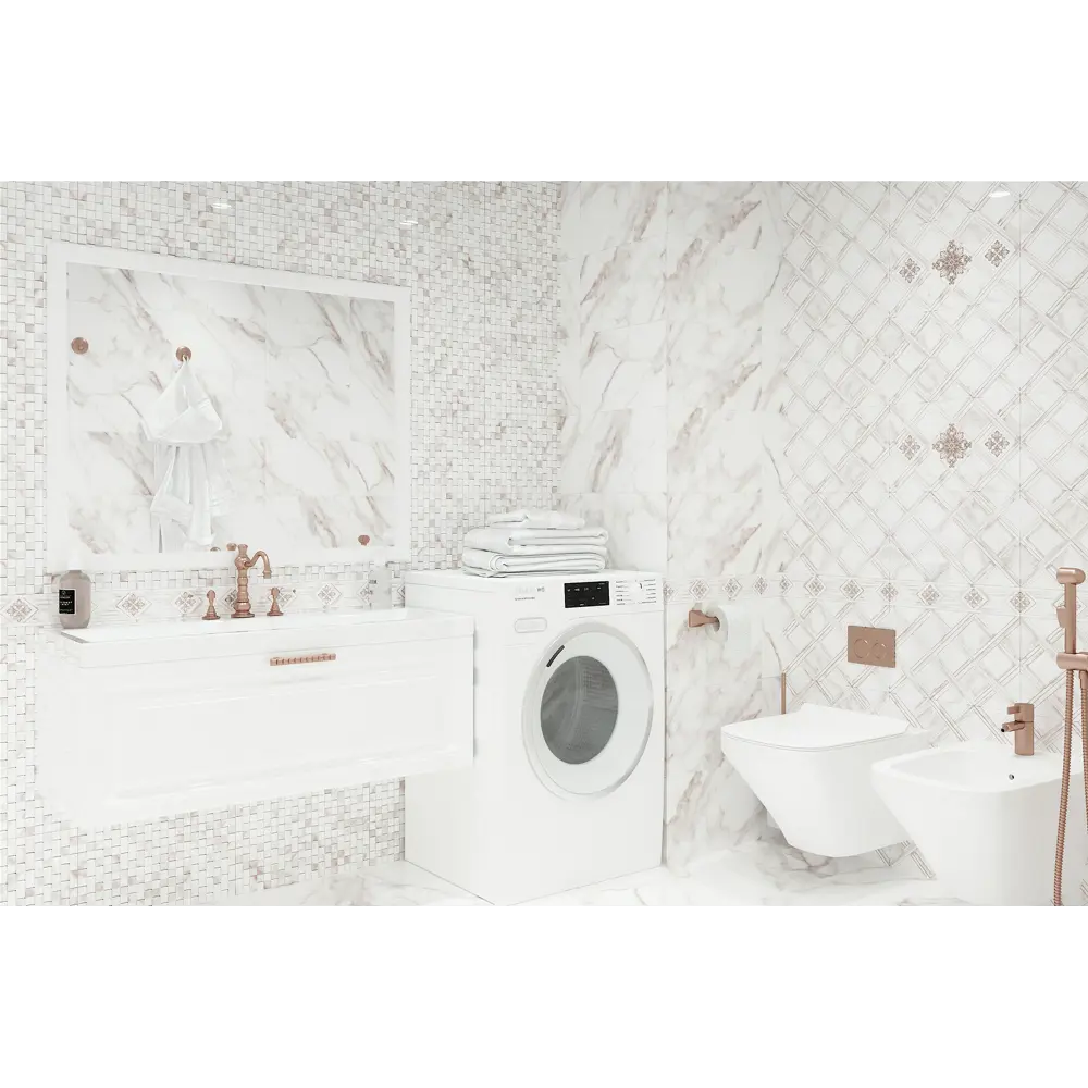 Плитка напольная Calacatta Gold 40x40 см 1.6 м² цвет белый 82719251 STLM-2208471 Santreyd - Вид №5