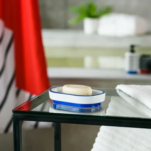 Мыльница Moroshka Memphis керамика цвет белый/жёлтый/чёрный