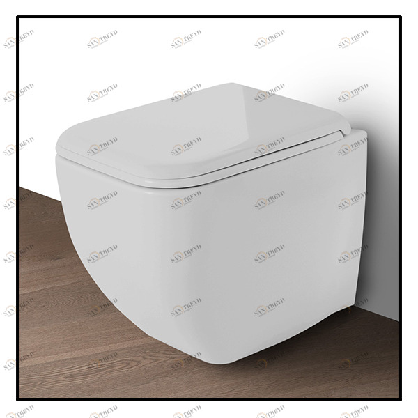 SHCOVATL Приставной унитаз напольный Белый Ceramica Cielo SHUI Comfort Италия