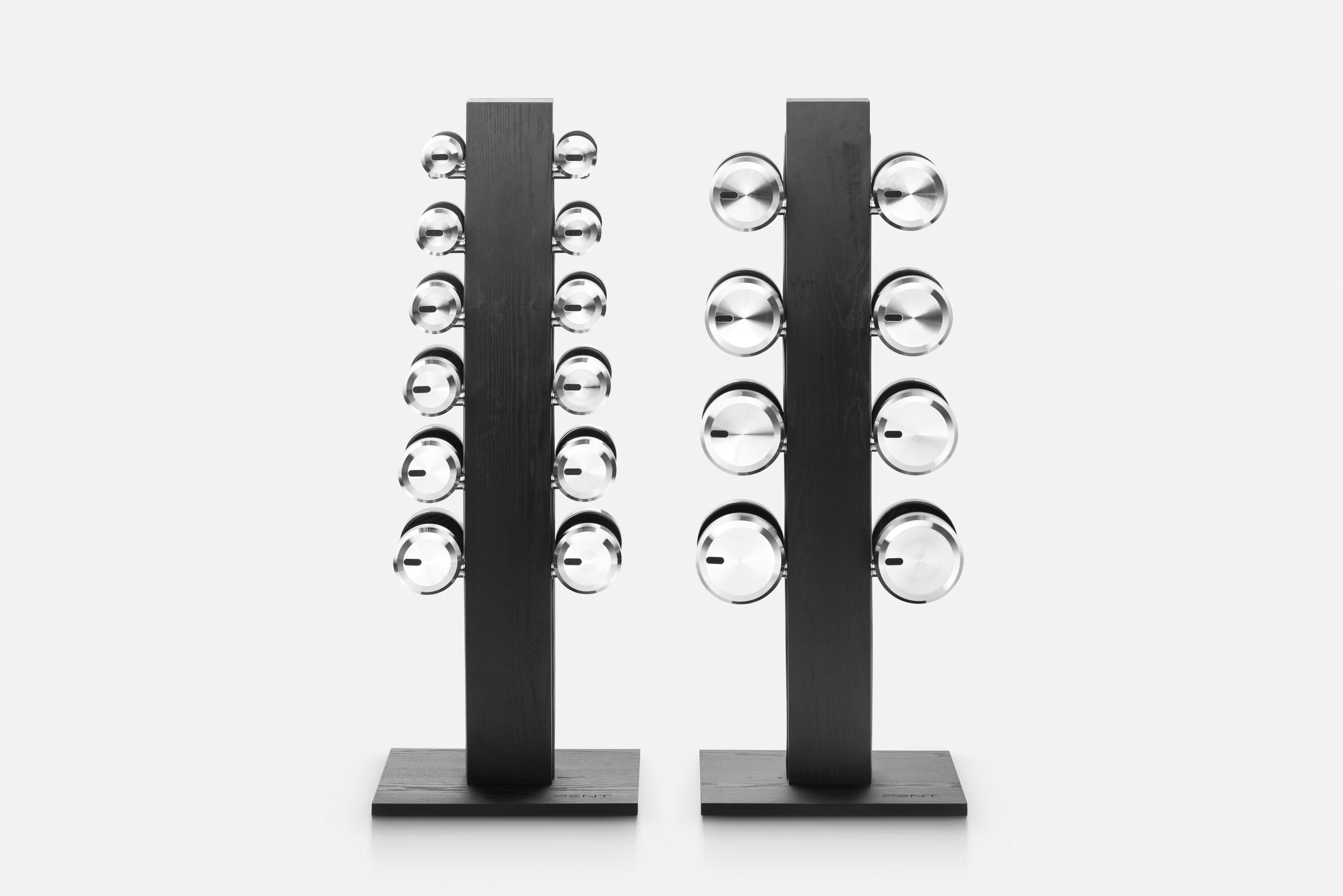 Набор гантелей из нержавеющей стали и дерева PENT Colmia ARCH-00071317 - Вид №3