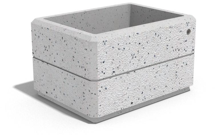 ENCHO ENCHEV - ETE Прямоугольная кашпо для общественных мест  177  - Вид №2