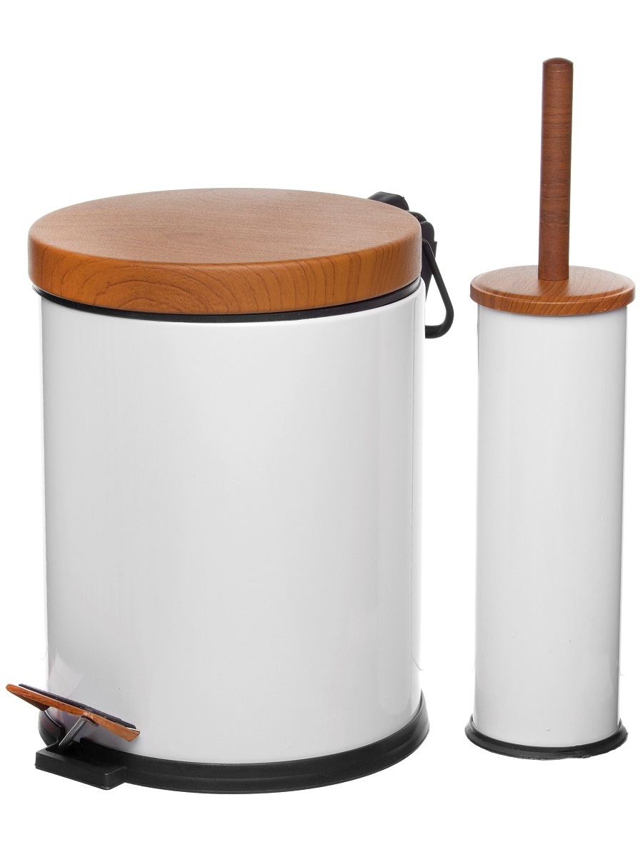 Набор аксессуаров для ванны Aquila Wood 2Set White NAVAKO 11088