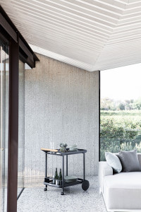 Железная садовая тележка для еды