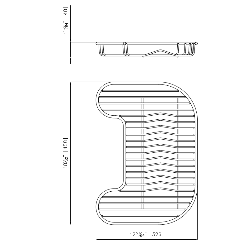 8100111 Подставка для тарелок из нержавеющей стали 8100111 Fosterspa  - Вид №1